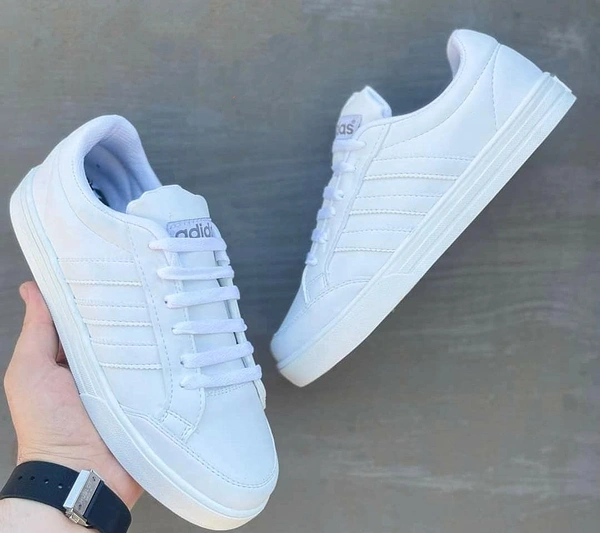 Adidas  Step Out in Style with Our Classic White Sneakers - White, 10