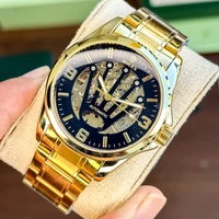 Classic style meets superp functional ;the iconic fluting found on many Rolex classic watches. Have a look on this timepiece - Gold