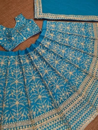 PRESENTING NEW DESIGNER  EXCLUSIVE CORDING SEQUANCE WORK LEHENGA CHOLI WITH DUPATTA