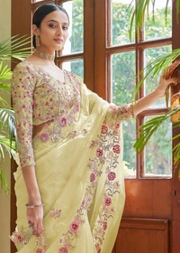 Newly Launched VC Titan Premium Sarees - Tickle Me Pink