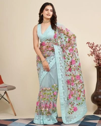 Newly Launched V Camaamika 8 Sarees  - Peach
