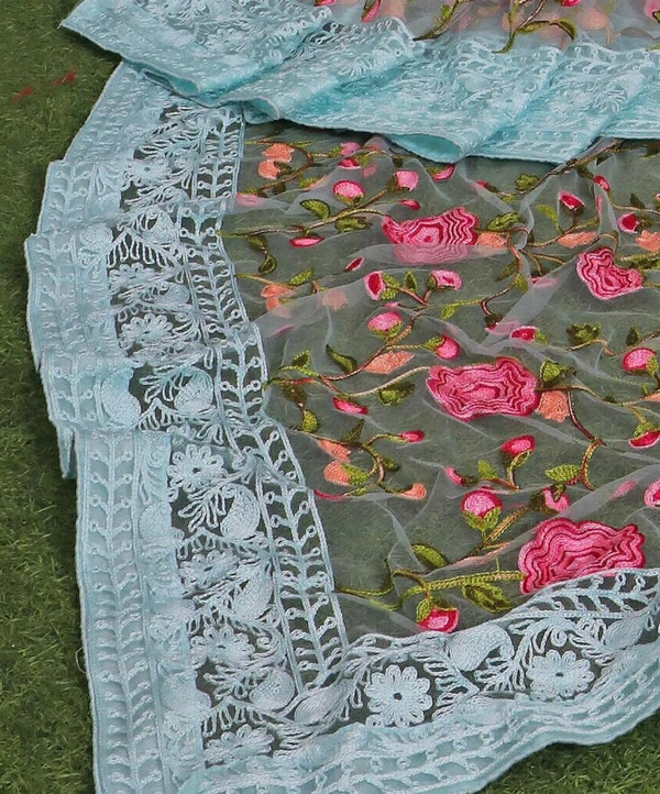 Newly Launched V Camaamika 8 Sarees  - Bright Turquoise