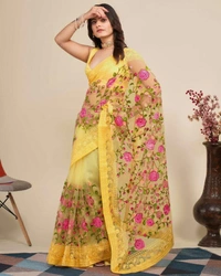 Newly Launched V Camaamika 8 Sarees  - Yellow