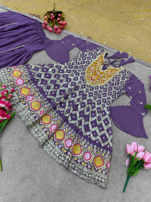 Launching New Designer Party Wear Look Top ,Dhoti Salwar and Dupatta