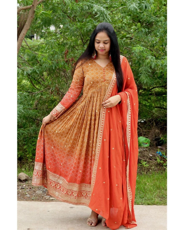 New Embroidered Gown For Women 