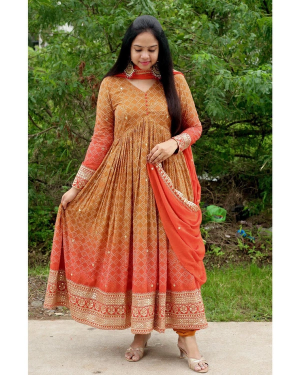 New Embroidered Gown For Women 