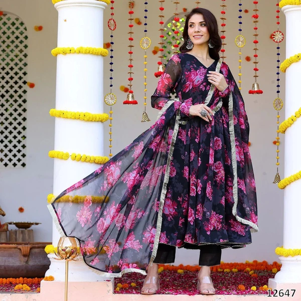 Murliwala Traders  Premium Readymade Desiner Gown Collection  - XXL