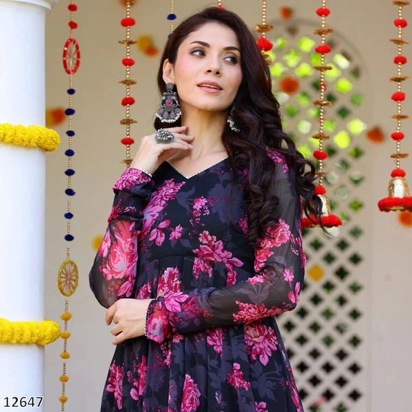 Murliwala Traders  Premium Readymade Desiner Gown Collection  - XXL