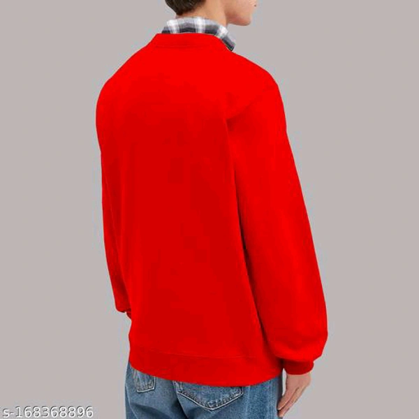 Versatile Men's T-shirt Sweatshirt | Premium Comfort & Style | Trendy Design" - Red, L