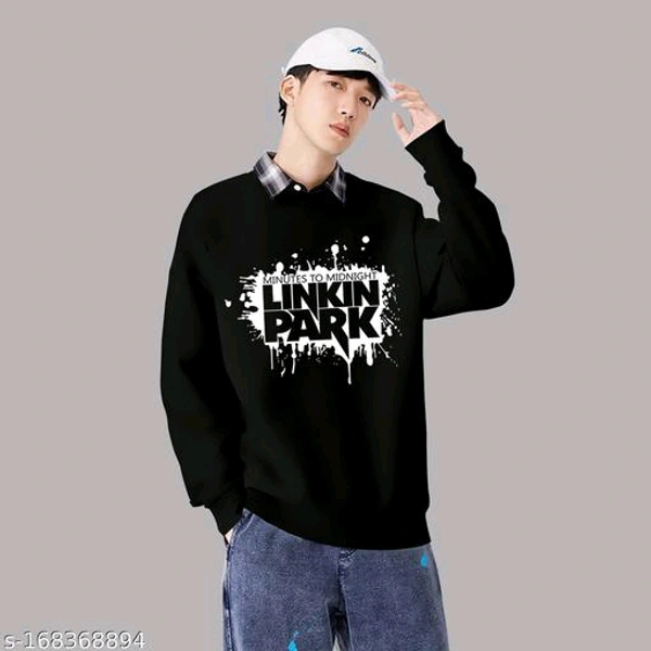 Versatile Men's T-shirt Sweatshirt | Premium Comfort & Style | Trendy Design" - Black, XXL
