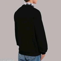 Versatile Men's T-shirt Sweatshirt | Premium Comfort & Style | Trendy Design" - Black, XXL