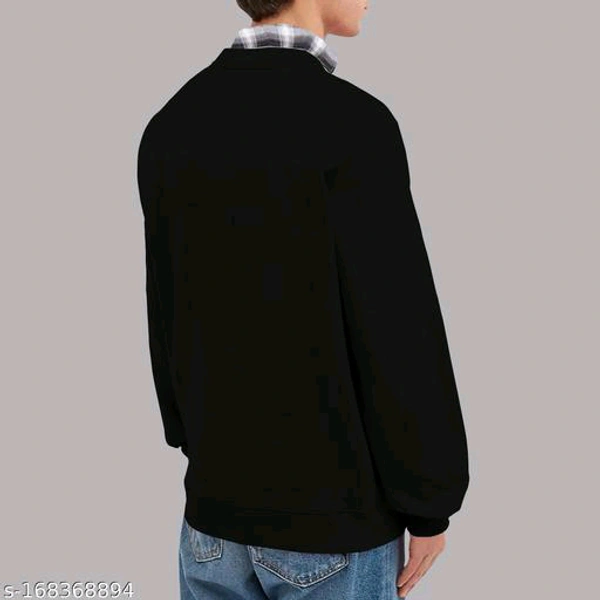 Versatile Men's T-shirt Sweatshirt | Premium Comfort & Style | Trendy Design" - Black, XXL