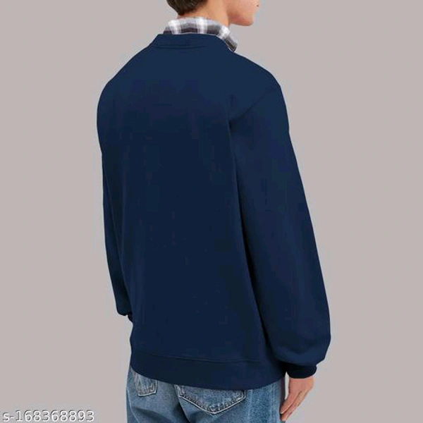 Versatile Men's T-shirt Sweatshirt | Premium Comfort & Style | Trendy Design" - Navy Blue, XL