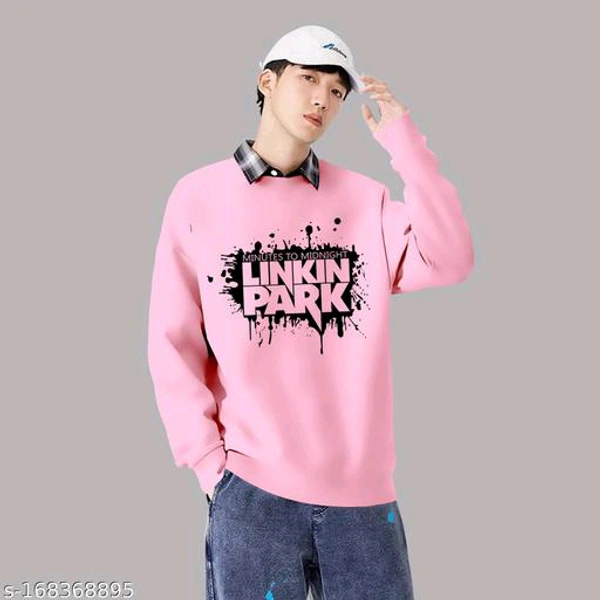 Versatile Men's T-shirt Sweatshirt | Premium Comfort & Style | Trendy Design" - Tickle Me Pink, M