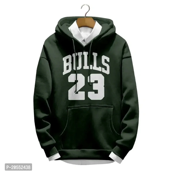 Bull 23 Printed Hoodie Sweatshirt for Men - - Cyprus, XXL