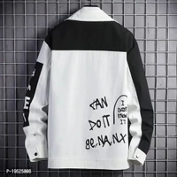 Men's Winter Fleece Zipper Sweatshirt - Warmth Guaranteed! - White, M