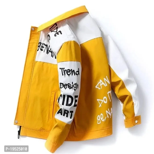Men's Winter Fleece Zipper Sweatshirt - Warmth Guaranteed! - Gold, S