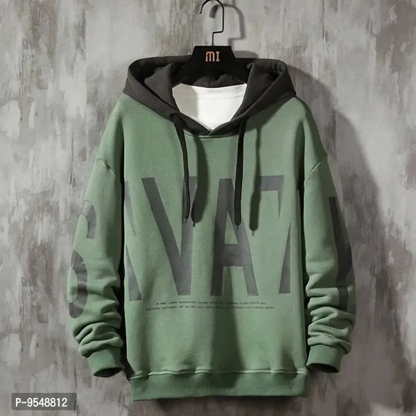 Men's Winter Hoodie - Full Sleeve Comfort! - Teal, S