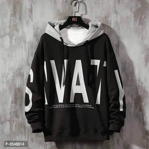 Men's Winter Hoodie - Full Sleeve Comfort! - Black, M