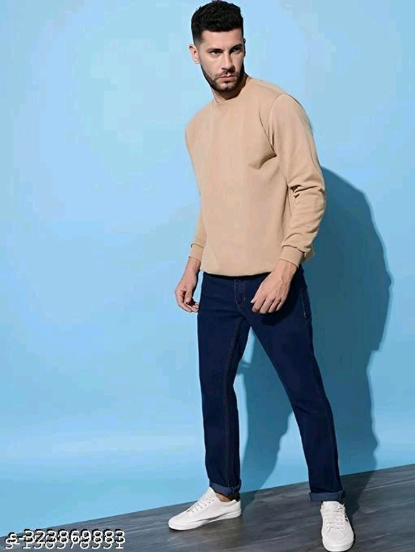 Cozy Crewneck & Full Sleeves: Your Winter Essential! - Cameo, XXL