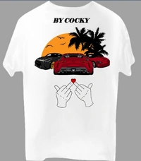 Cocky White Dry Fit Fabric With Design Top Most Selling T-Shirt - White, Xl
