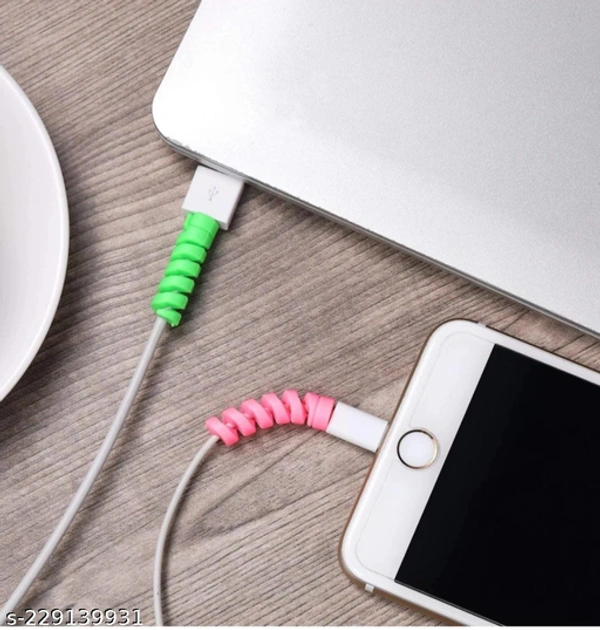 12 pcs universal multipurpose spiral charger usb cable protector