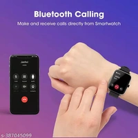 T500 Black Bluetooth Calling Watch, HD Touch 1.67 Display, 20+ Watch Faces Smartwatch (Black Strap, 1.65 Inch Large Display)4 - Free