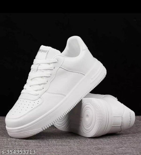 Multi Colour Casual|Lightweight|Comfort|Outdoor|Running Shoes For Men Sneakers For Men - White, 7