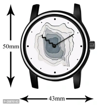 Unique Analog Design Watch For School Boys And Mens With Leather Stap
