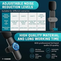 Bluetooth Microphone Support For All Devices With Ultra Crystal Clear Sound Recording Upto 10m Contacting Support 