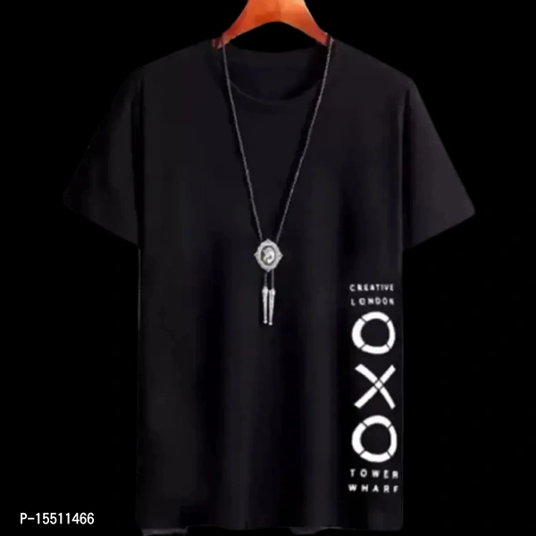 Black Oxo T Shirt For Boys Poly Cotton  - Black, M