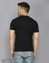 Black T Shirt For Boys Poly Cotton  - Black, Xl