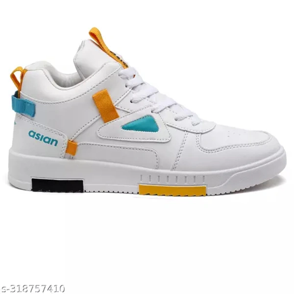 Asian White Asian TARZAN-11cWHTMSTD Men Canvas Shoe - 8