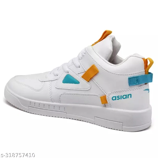 Asian White Asian TARZAN-11cWHTMSTD Men Canvas Shoe - 8