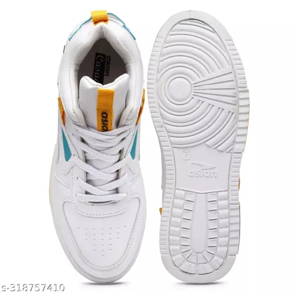 Asian White Asian TARZAN-11cWHTMSTD Men Canvas Shoe - 9