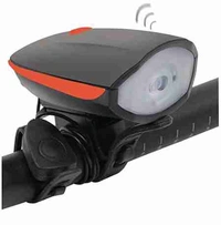 2 In 1 Cycle Headlight Bulb Ip X53 Rating With Horn And Inbuilt 120db 