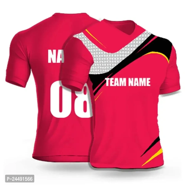 Red Migenta Colour Cricket Jersey For Bo - Mandy, S
