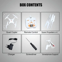 Vision Drone With Wifi Camera & Rc App Control In White Color 4k Camera 