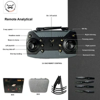GARUDA 1080 BLACK| WiFi HD 1080P + 720 P FPV Dual Camera | BOX VERSION | Position Locking Drone