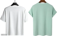 Basic Stylish Round Necked Polyester T Shirts For Boys Pack Of 2 - L