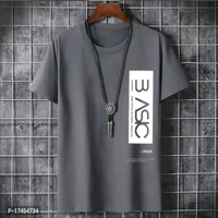 Basic Stylish Round Necked Polyester T Shirts For Boys Pack Of 2 - L