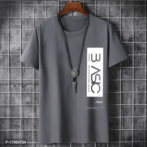 Basic Stylish Round Necked Polyester T Shirts For Boys Pack Of 2 - L