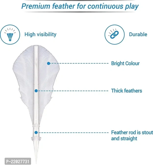 Gold Series Shuttle Cock For Batminton Feather Cock 10 piece 