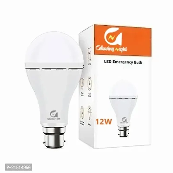Glowing Night Light Bulb | Emergency Light | LED Bulb Light | 12 Watt | Upto 4 Hours Battery |pack 1