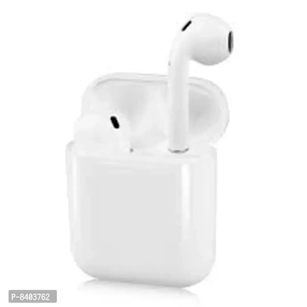 I12 Airpods 48 Hours Of Battery Backup White Airpods With Touch Controls Easy To Connect Bluetooth 5.1 With Lightning Cable