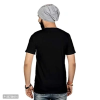 Black rounded t shirt for boys unstoppable round neck t shirt - Black, XL