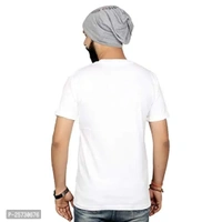 White rounded t shirt for boys unstoppable round neck t shirt - White, S
