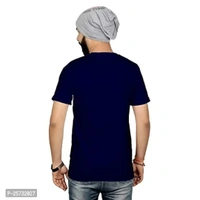 Blue rounded t shirt for boys unstoppable round neck t shirt - M