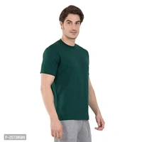 Green rounded t shirt for boys unstoppable round neck t shirt - Blue Stone, M