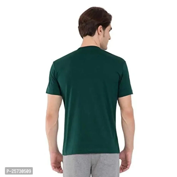 Green rounded t shirt for boys unstoppable round neck t shirt - Blue Stone, L